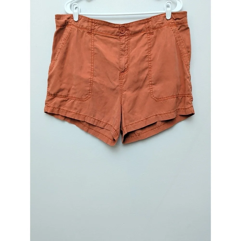 DR2 Social Standard by Sanctuary Shorts Sz XXL Fortune‎ Tencel Rust Clay Terra